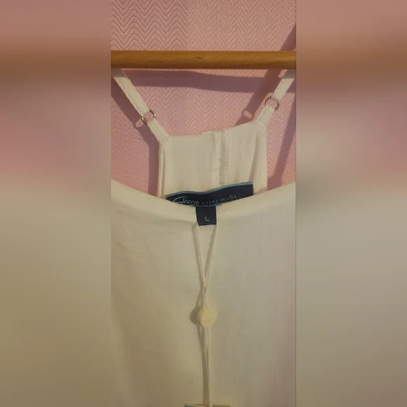 NWT Shoreline White Dress Size L - Picture 3 of 6